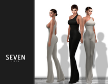 Second Life Marketplace - SEVEN - Lisha Jumpsuit (brown - nude)